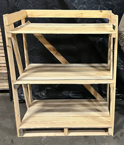 Half Display Rack — Heavy-Duty